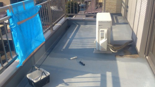 岩下様邸　プライマー塗布